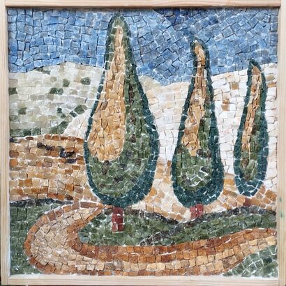 Mosaic *Tuscany hills§ - a Paint Artowrk by TatsianaYaroshyk Ionet